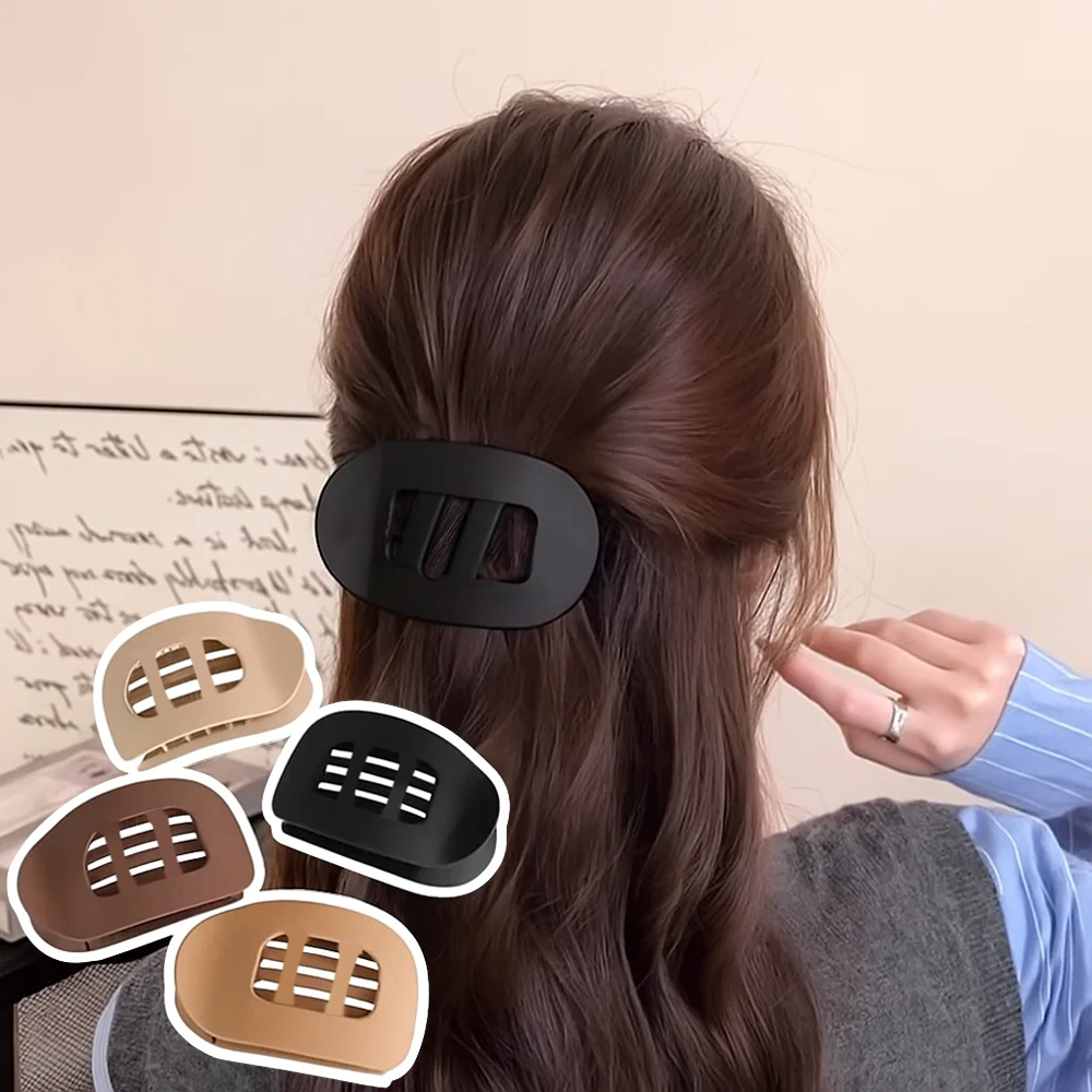 [SUMMER SALE] CZTICLE® 4/6pcs Oval Acrylic Hair Clips Set for Women 🌟02