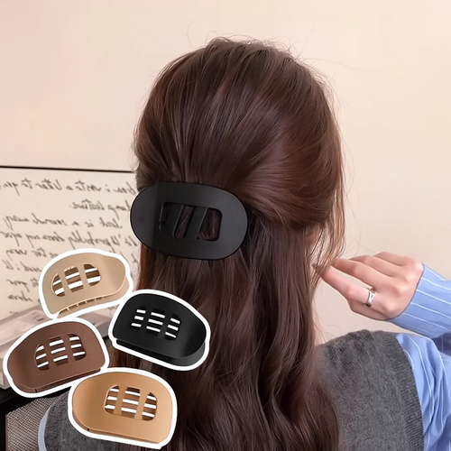 [SUMMER SALE] CZTICLE® 4/6pcs Oval Acrylic Hair Clips Set for Women 🌟02