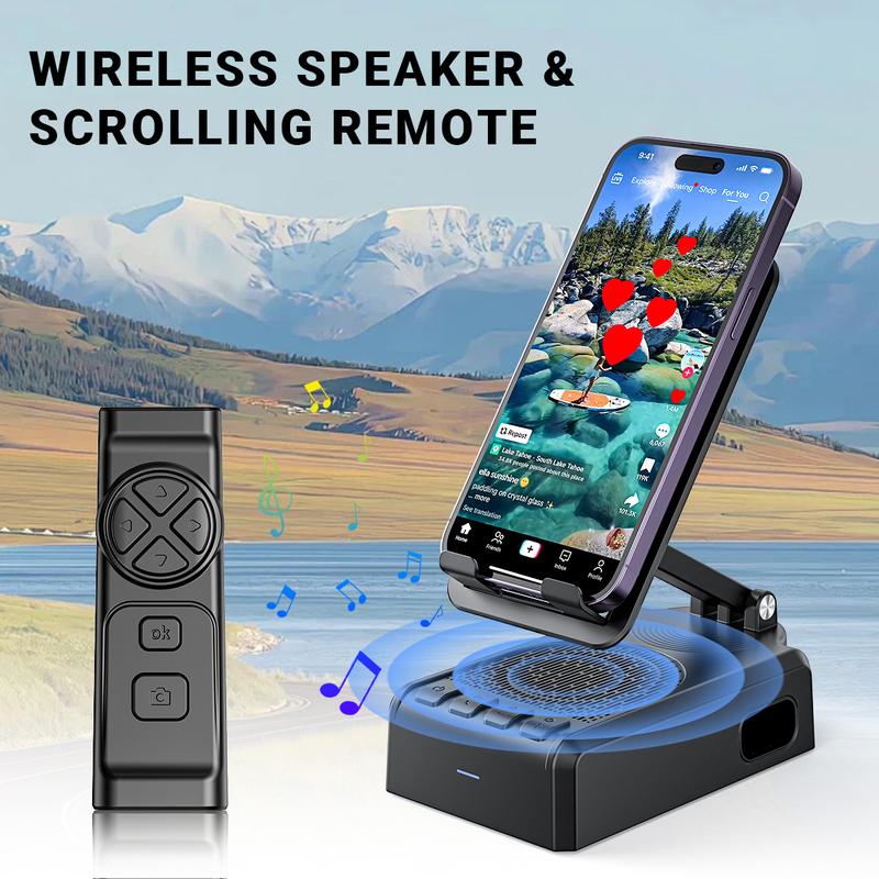 mobile phone holder+Bluetooth remote control