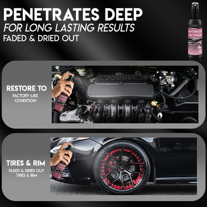Luhaka® Car Interior Detailer and Protectant 🌟04🌟Ultimate Protection for Vinyl. Rubber. and Plastic Surfaces