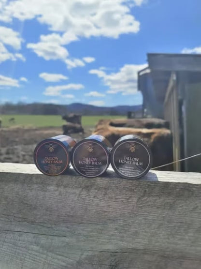 Luhaka® Handmade Organic Grass-Fed Beef Tallow Balm with Raw Honey