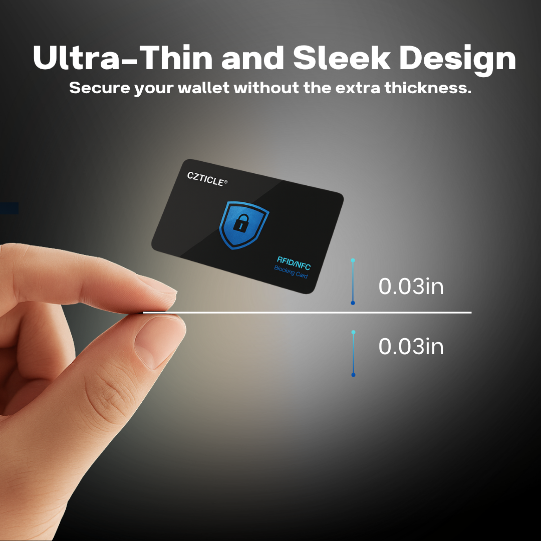 CZTICLE® BlockShield RFID Blocking Card