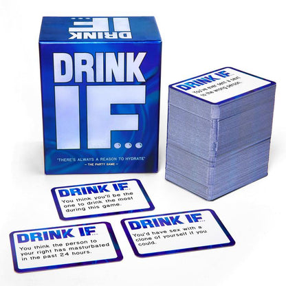 🔥LAST DAY 50% OFF🏆01 🏆Cilifer® Drink If... Funny Adult Drinking Game. Party Card Game for Friends & Family – Get Buzzed & Drunk