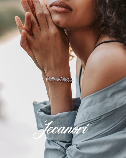 CZTICLE® Copper Bracelets for Women. Pure Copper Magnetic Bracelet with 3500 Gauss Effective Magnets