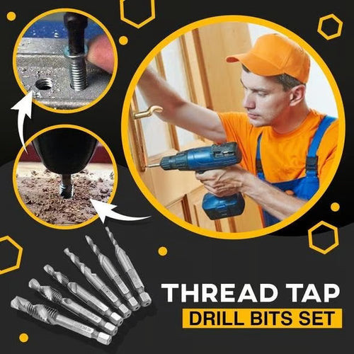 Cilifer® Thread Tap Drill Bits 6Pcs Set