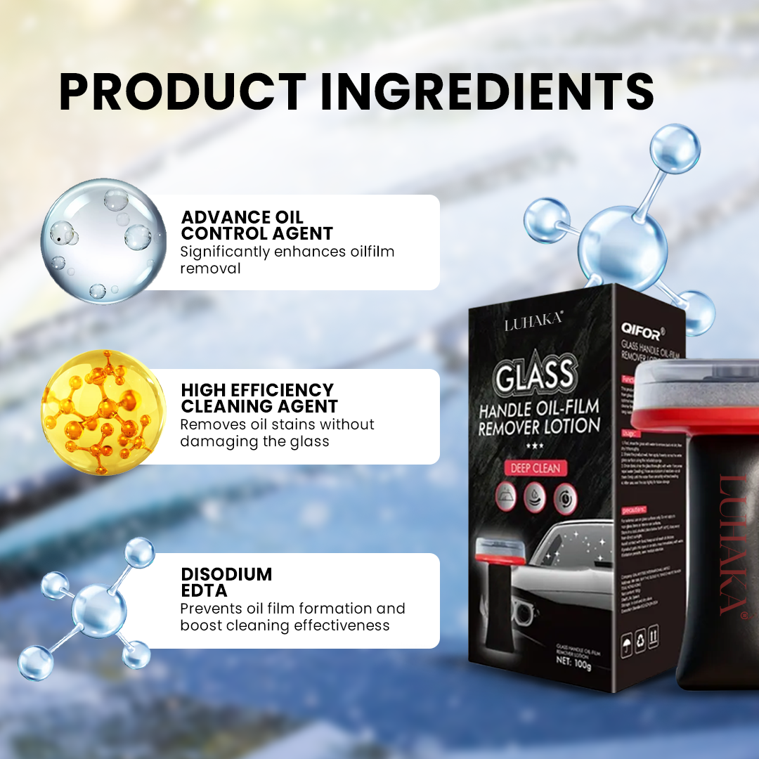🎉Buy 2 Get 1 Free🎁 Luhaka® Glass Handle Oil-Film Remover Lotion