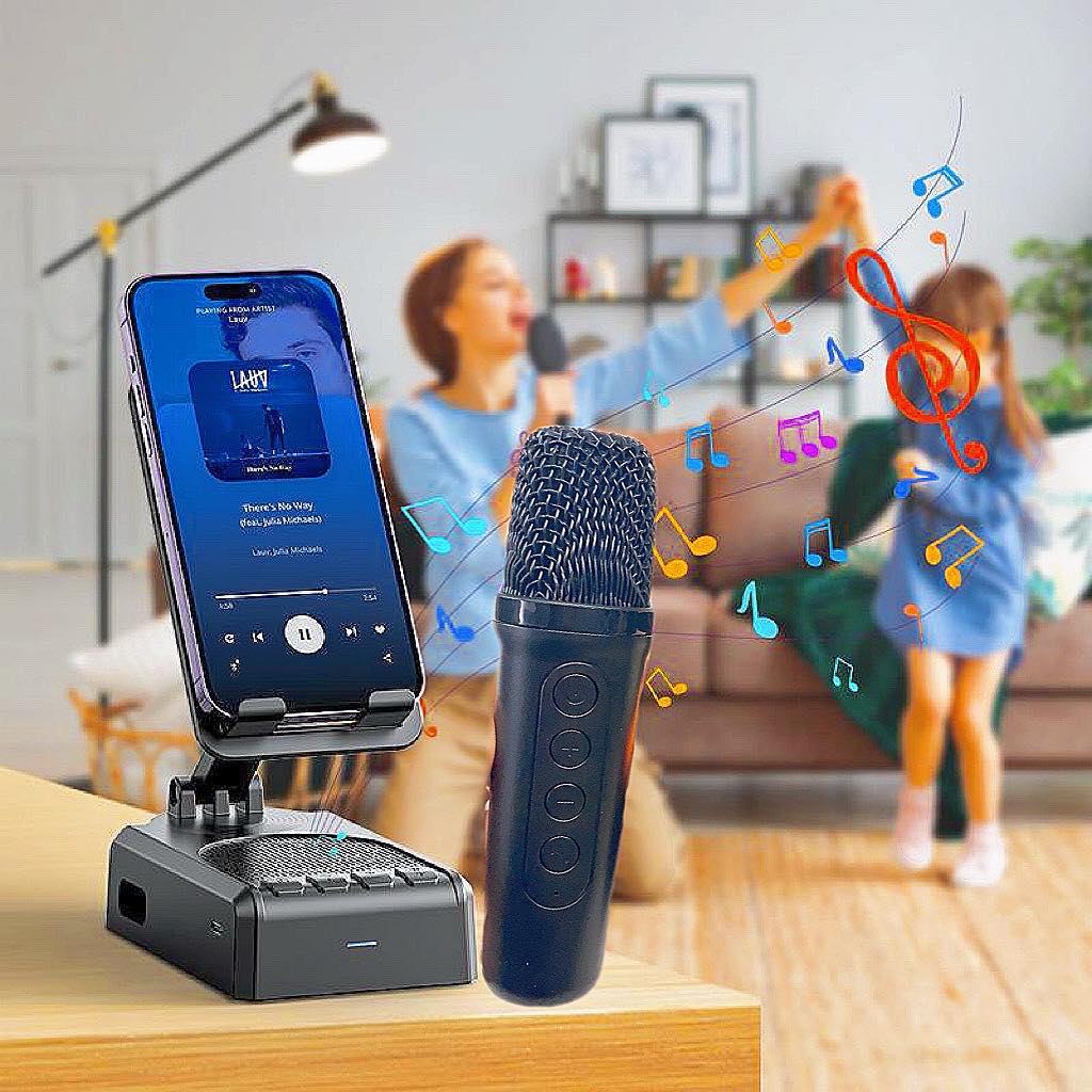 mobile phone holder+Bluetooth microphone🎙🎵