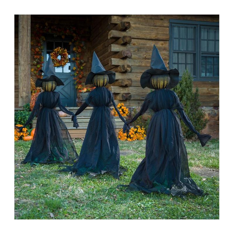 ⚡This Week's Special Price $29.99🎃2025 Halloween Sale 🧙‍♀️Billhol® Lighted Halloween Witch Stakes🪄01