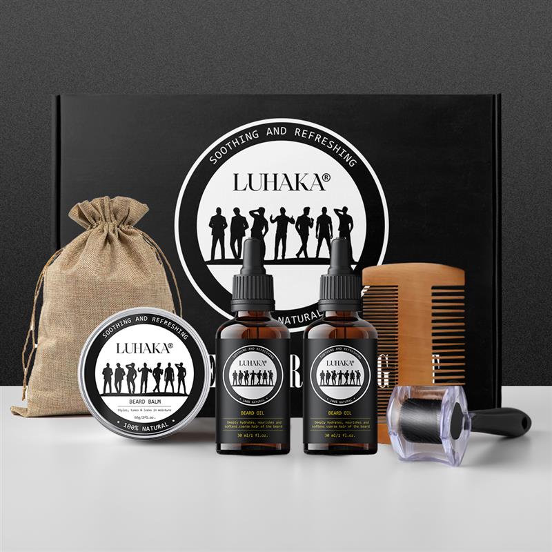 Luhaka® Beard Growth Set of 6 🏆Package Includes →