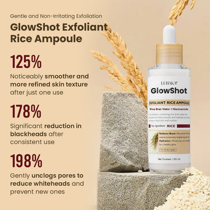 Luhaka® GlowShot Exfoliant Rice Ampoule