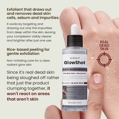 Luhaka® GlowShot Exfoliant Rice Ampoule