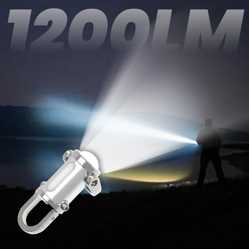 🔥Hot Sale🔥Billhol® 1200LM Super Bright Mini Keychain Flashlight Waterproof 2