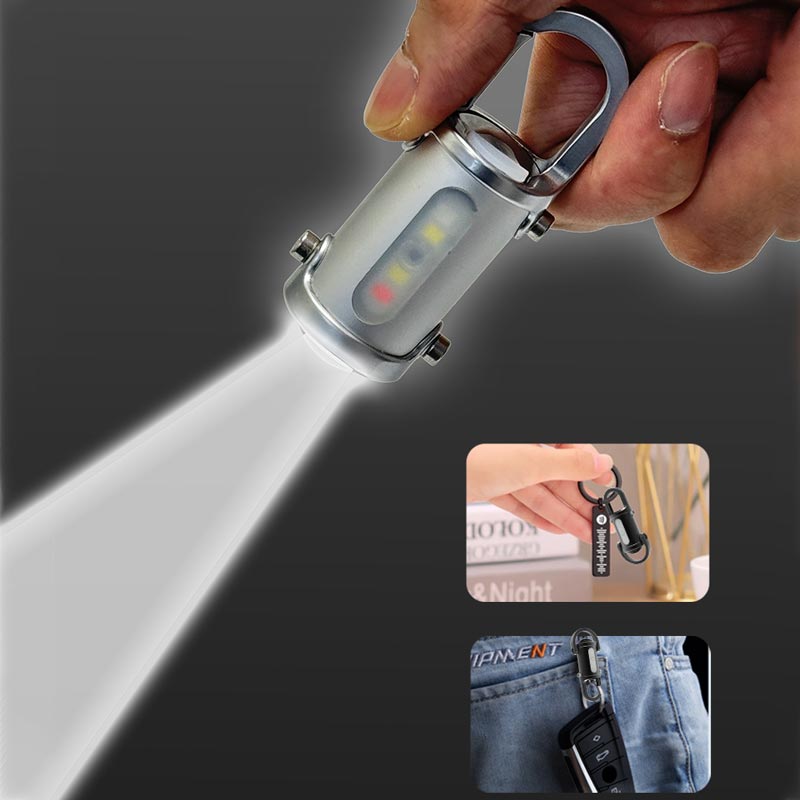 🔥Hot Sale🔥Billhol® 1200LM Super Bright Mini Keychain Flashlight Waterproof 2